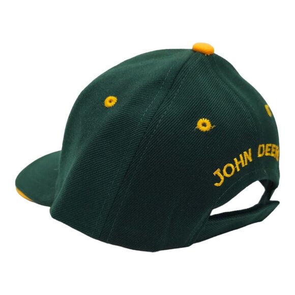 John Deere Embroidered Logo Youth Strapback Cap Wool Blend Baseball Hat NWOT - Picture 12 of 13